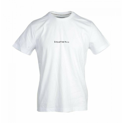 Bikkembergs, T-Shirt Biały, male, 354.08PLN