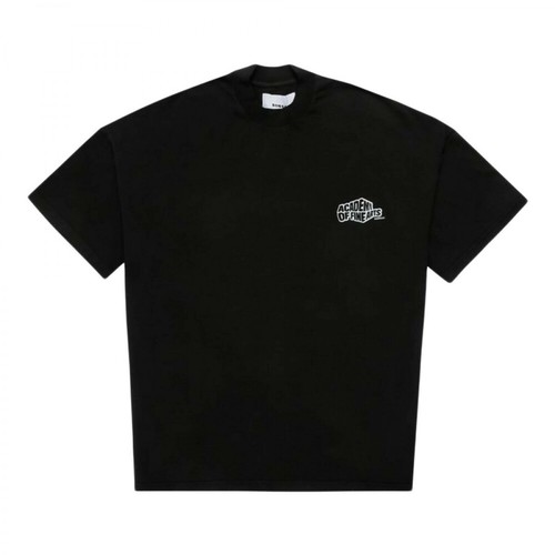Bonsai, T-shirt manica corta con dettaglio logo Czarny, male, 315.00PLN
