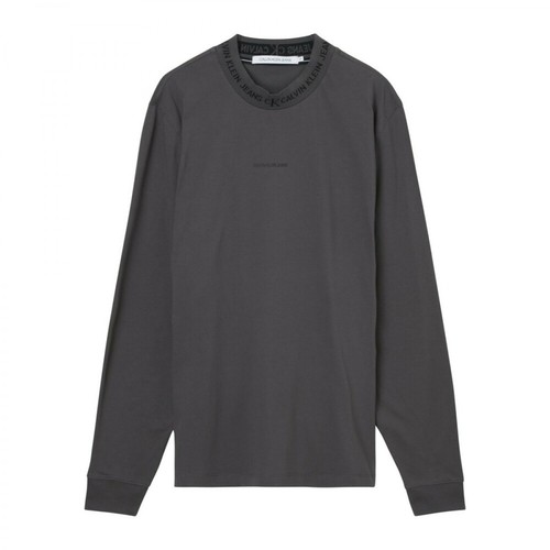Calvin Klein, T-shirt Szary, male, 219.00PLN