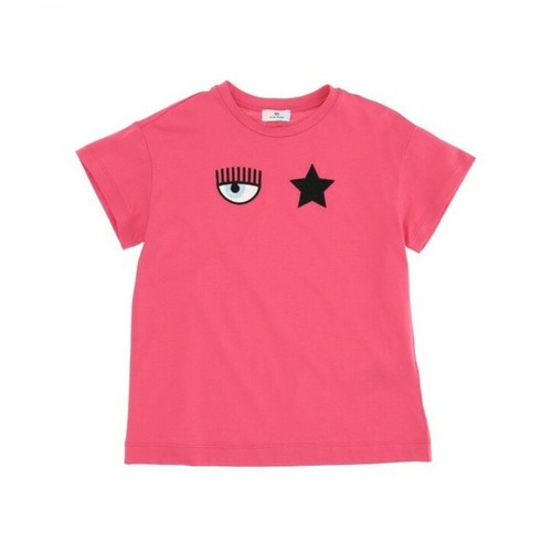Chiara Ferragni Collection, T-Shirt 519600R Różowy, female, 392.02PLN