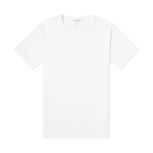 Comme des Garçons, Back Small Logo Print T-Shirt Biały, male, 396.00PLN