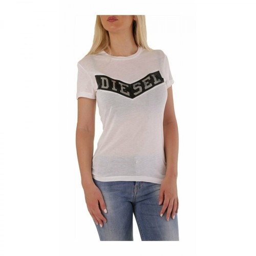 Diesel, T-Shirt Biały, female, 160.00PLN