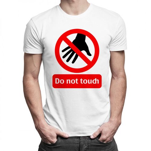 Do Not Touch - męska koszulka z nadrukiem 69.00PLN