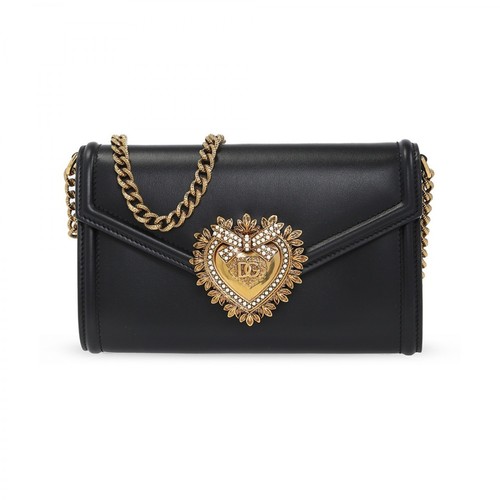 Dolce & Gabbana, Devotion shoulder bag Czarny, female, 5016.00PLN