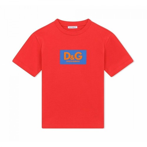 Dolce & Gabbana, T-shirt Czerwony, male, 639.00PLN