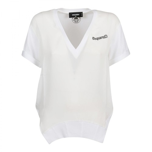 Dsquared2, T-shirt Biały, female, 361.00PLN