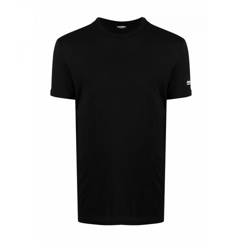 Dsquared2, T-shirt Czarny, male, 504.00PLN