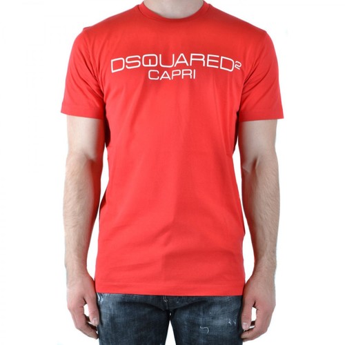 Dsquared2, T-shirt Czerwony, male, 589.00PLN