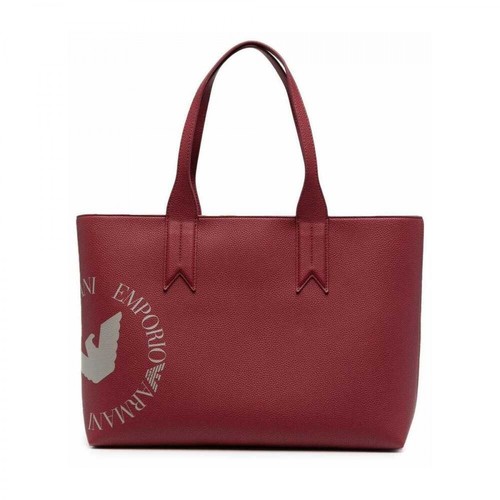 Emporio Armani, Shopper bag Czerwony, female, 803.00PLN