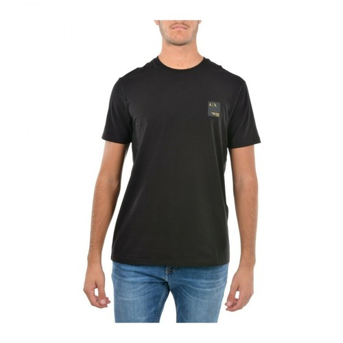 Emporio Armani, T-shirt Czarny, male, 228.00PLN