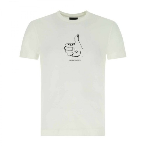 Emporio Armani, T-Shirts Biały, male, 187.00PLN