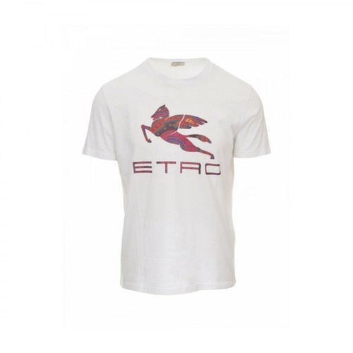 Etro, T-shirt Biały, male, 1026.00PLN
