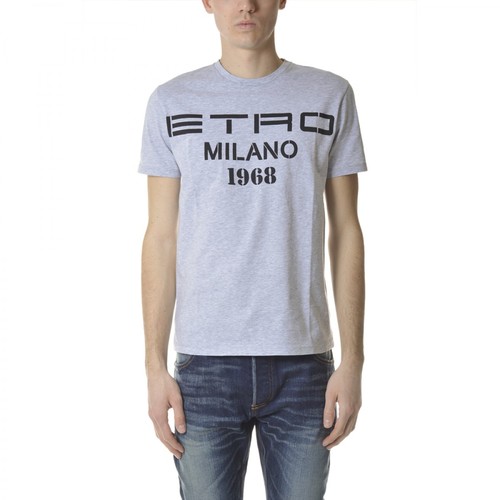 Etro, T-shirt Szary, male, 757.00PLN