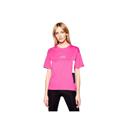 Fila, T-shirt Różowy, female, 315.00PLN