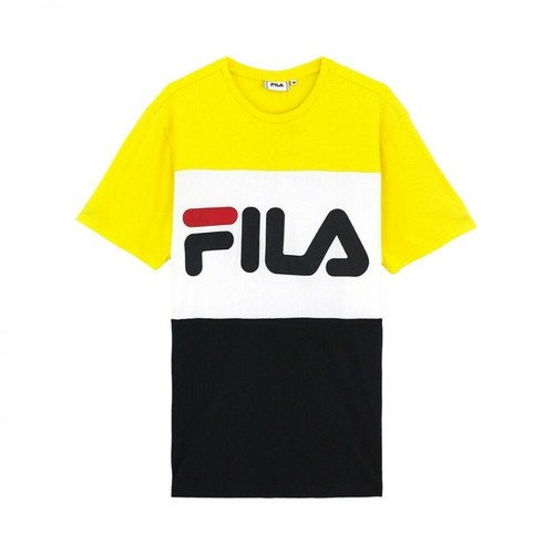 Fila, T-Shirt Żółty, male, 186.00PLN
