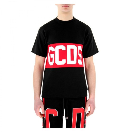 Gcds, Short Sleeve T-shirt Cc94M021014 Czarny, male, 968.00PLN