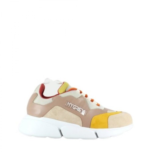 Grey Mer, Chunky sole sneakers Beżowy, female, 1118.00PLN