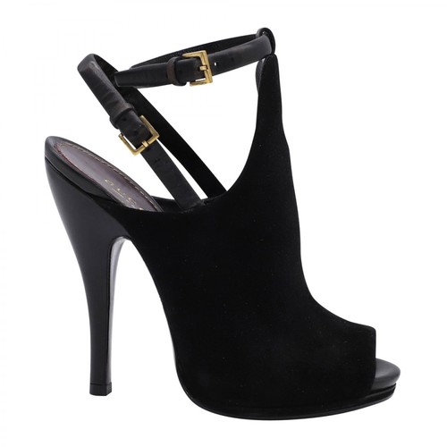Gucci Vintage, Ankle Booties Pre-owned Czarny, female, 2992.00PLN