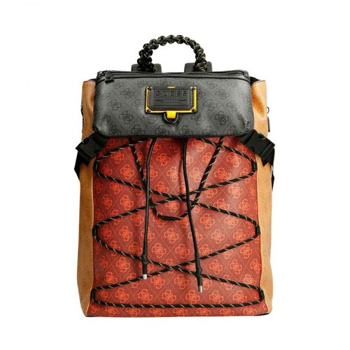 Guess, Backpack Brązowy, male, 726.00PLN