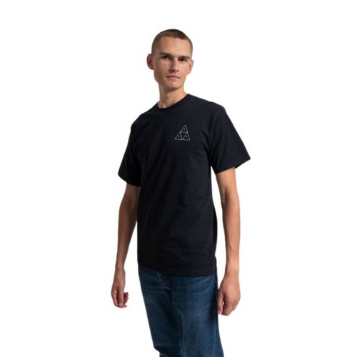 HUF, Koszulka Holoshine Foil TT T-Shirt Ts01416 Black S Czarny, male, 182.85PLN