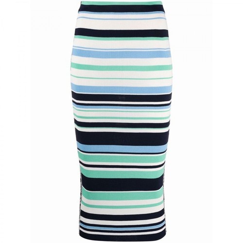 Karl Lagerfeld, Striped pencil skirt Niebieski, female, 623.00PLN