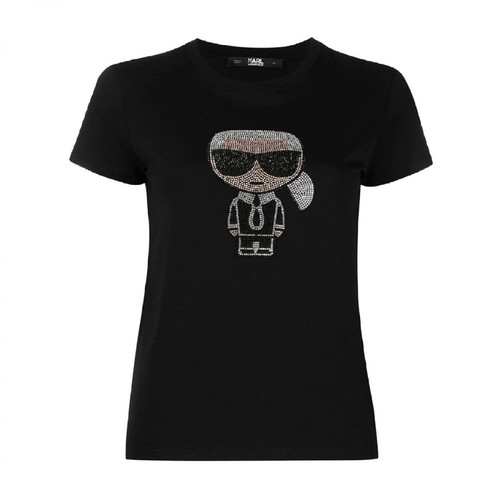 Karl Lagerfeld, T-shirt Czarny, female, 593.00PLN