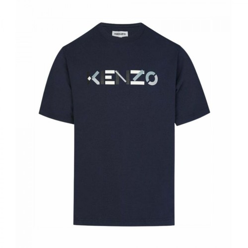 Kenzo, SK 76 koszulka Niebieski, male, 518.00PLN