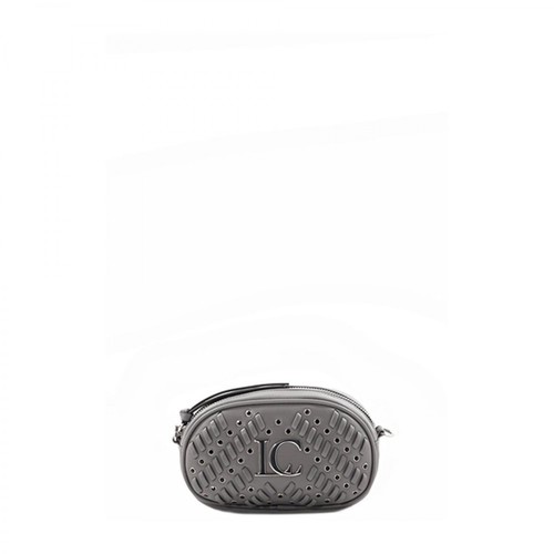 La Carrie, Pouch with Laces and Strass Szary, female, 665.00PLN