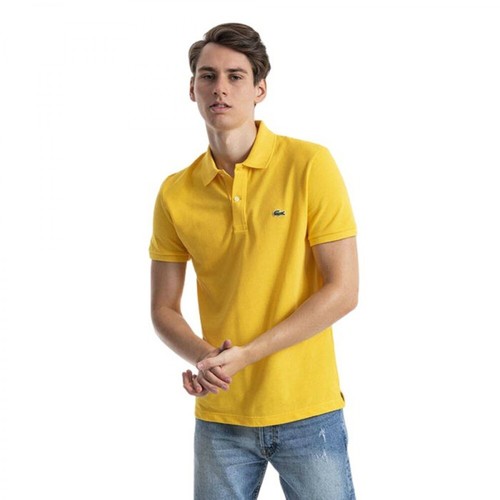 Lacoste, Koszulka męska Polo Ph4012 US3 Żółty, male, 458.85PLN
