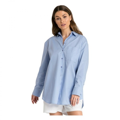 Lalupa, Koszula klasyczna do spania i na dzień Niebieski, female, 195.00PLN