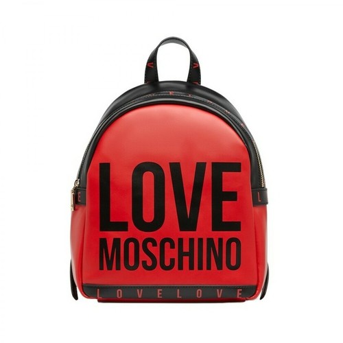 Love Moschino, Backpack Czerwony, female, 659.00PLN