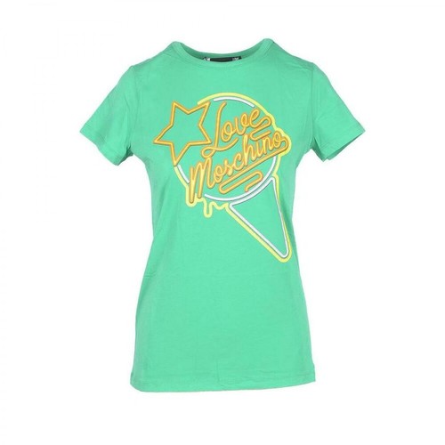 Love Moschino, T-Shirt Zielony, female, 348.05PLN