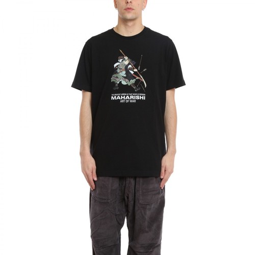 Maharishi, t-shirt Czarny, male, 346.00PLN