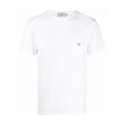 Maison Kitsuné, T-shirt Biały, male, 365.00PLN
