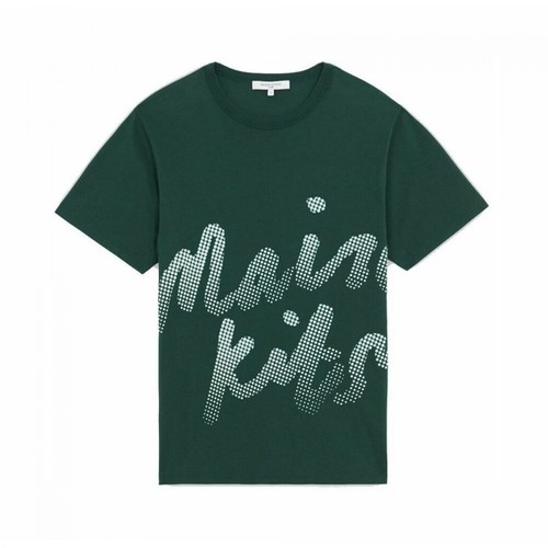 Maison Kitsuné, T-shirt Zielony, female, 406.00PLN