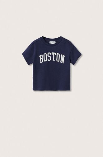 Mango Kids t-shirt bawełniany dziecięcy Bostonb 19.99PLN