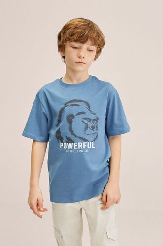 Mango Kids t-shirt bawełniany dziecięcy Wild 25.99PLN