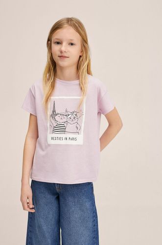 Mango Kids t-shirt bawełniany dziecięcy 19.99PLN