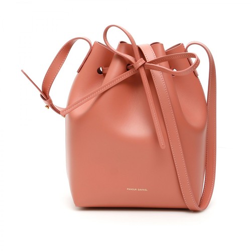Mansur Gavriel, Mini bucket bag Różowy, female, 2873.00PLN