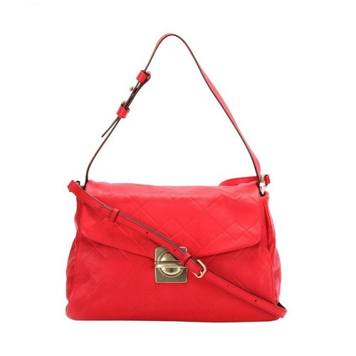 Marc Jacobs Pre-owned, Circle In Square Leather Shoulder Bag Czerwony, female, 1916.00PLN