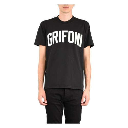 Mauro Grifoni, T-shirt con stampa Czarny, male, 280.28PLN