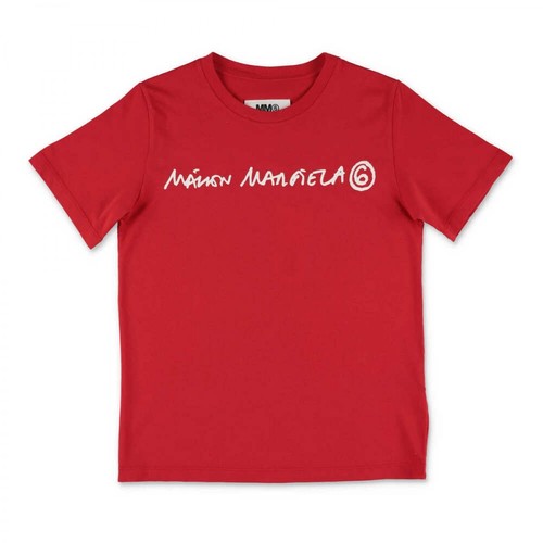 MM6 Maison Margiela, t-shirt Czerwony, unisex, 447.00PLN