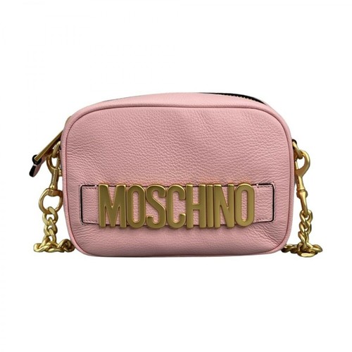 Moschino, Bolso Lettering Różowy, female, 3170.00PLN