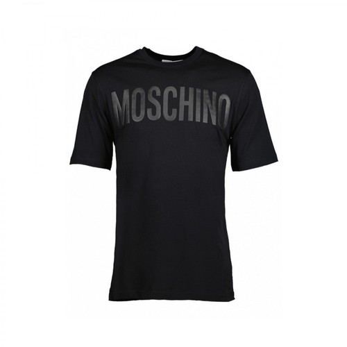 Moschino, Logo T-shirt Czarny, male, 844.00PLN