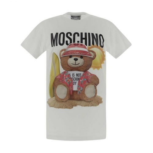 Moschino, T-shirt Clothing Biały, male, 958.00PLN