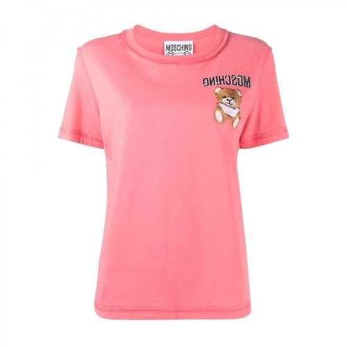 Moschino, T-Shirt Różowy, female, 885.57PLN