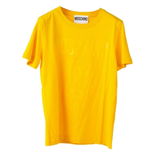 Moschino, T-shirt Żółty, female, 570.00PLN