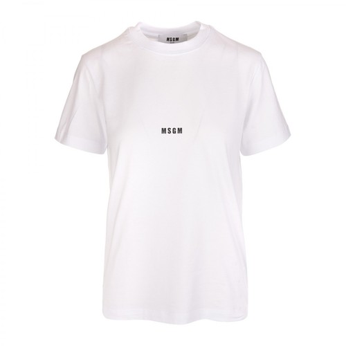 Msgm, T-Shirt Biały, female, 434.00PLN