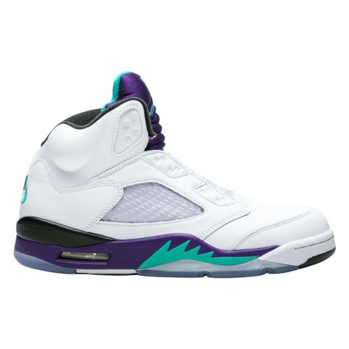 Nike, Air Jordan 5 Retro Grape Fresh Prince Sneakers Biały, male, 2144.00PLN