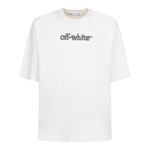 Off White, Cotton T-shirt Biały, male, 871.00PLN